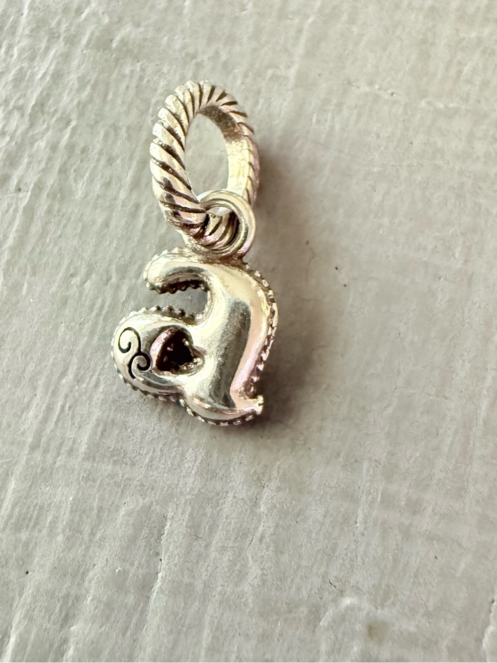 Brighton Silver Tone A charm
